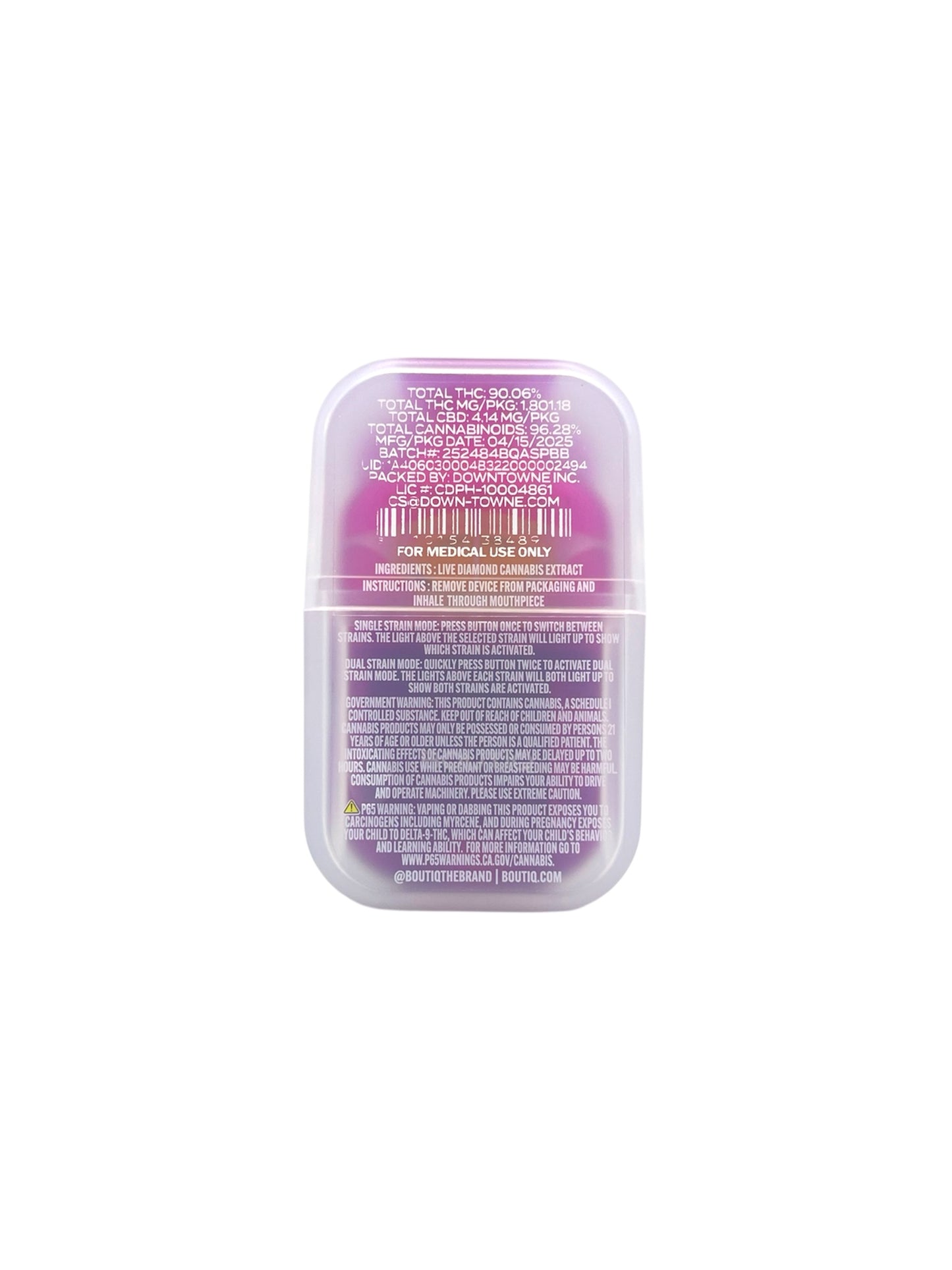 BOUTIQ - SWITCH 2G - PURPLE HAZE + BLINKER BERRY