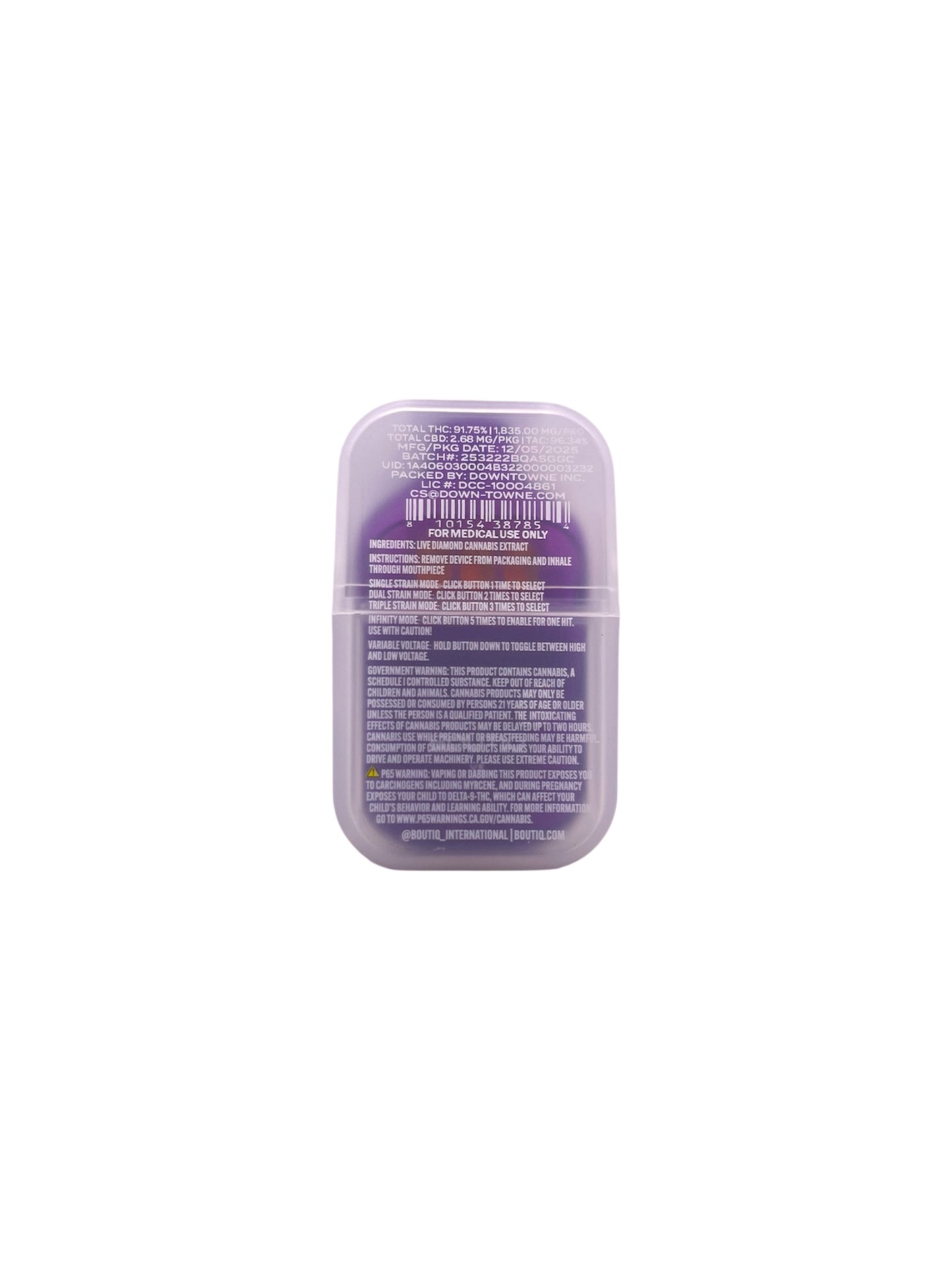 BOUTIQ - SWITCH 2G - GRAPE SODA + GLOWBERRY + CHERRY PIE