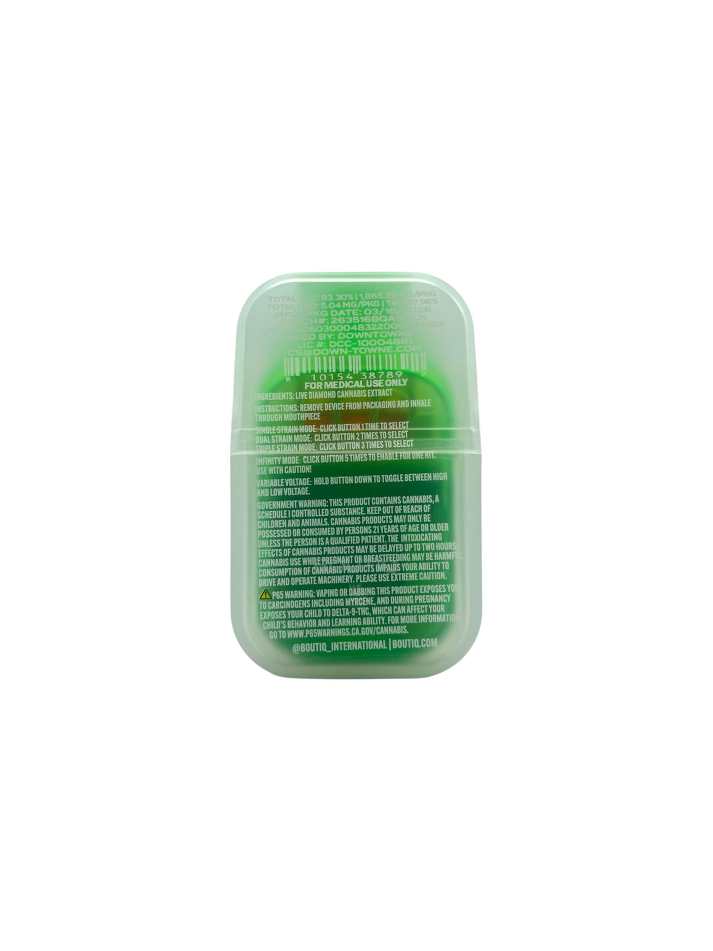 BOUTIQ - SWITCH 2G - MOJITO + KIWI-Z + LIME SLUSH