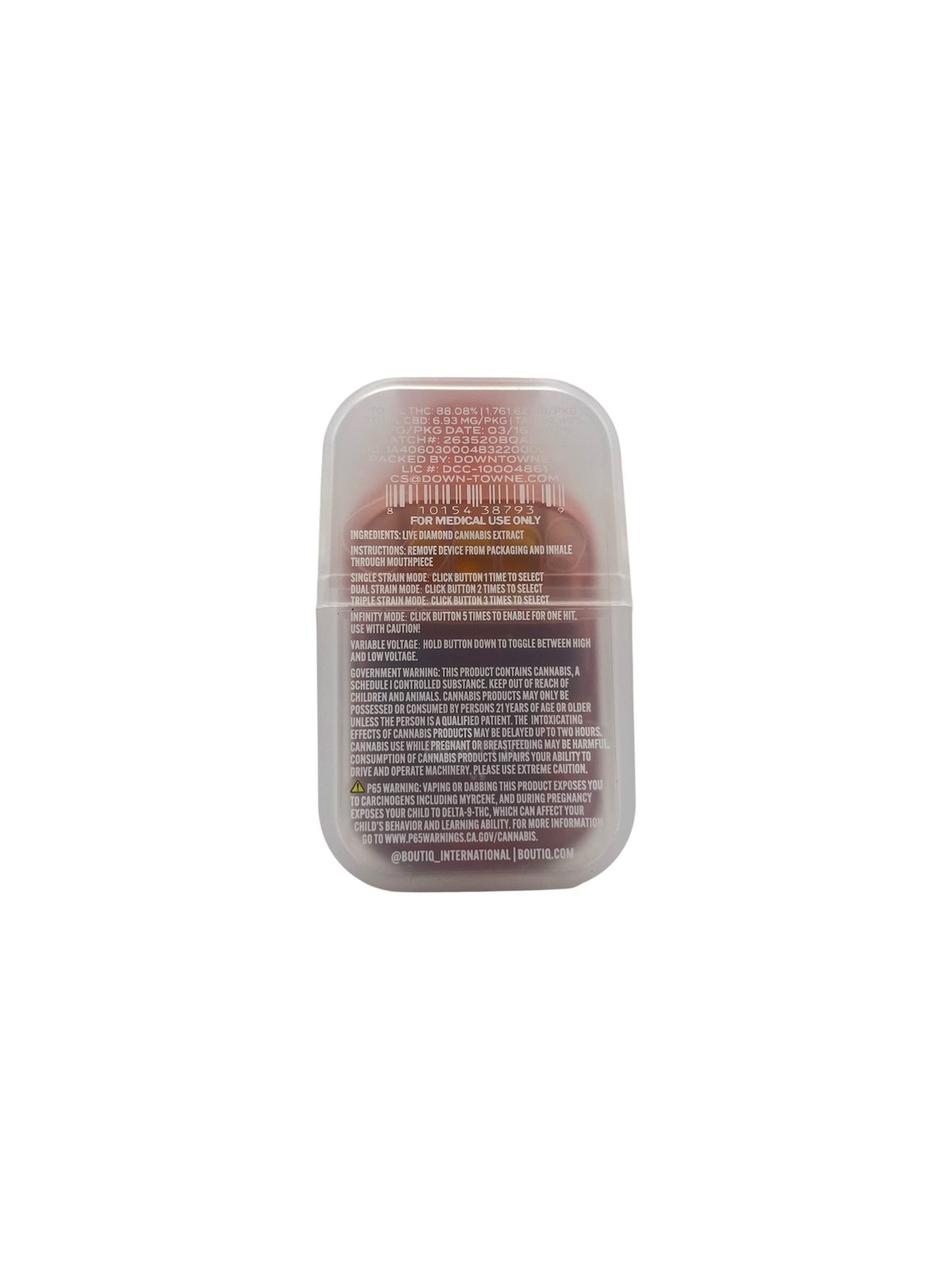 BOUTIQ - SWITCH 2G - PEACH KUSH + MANGO BERRY + YELLOW DIESEL