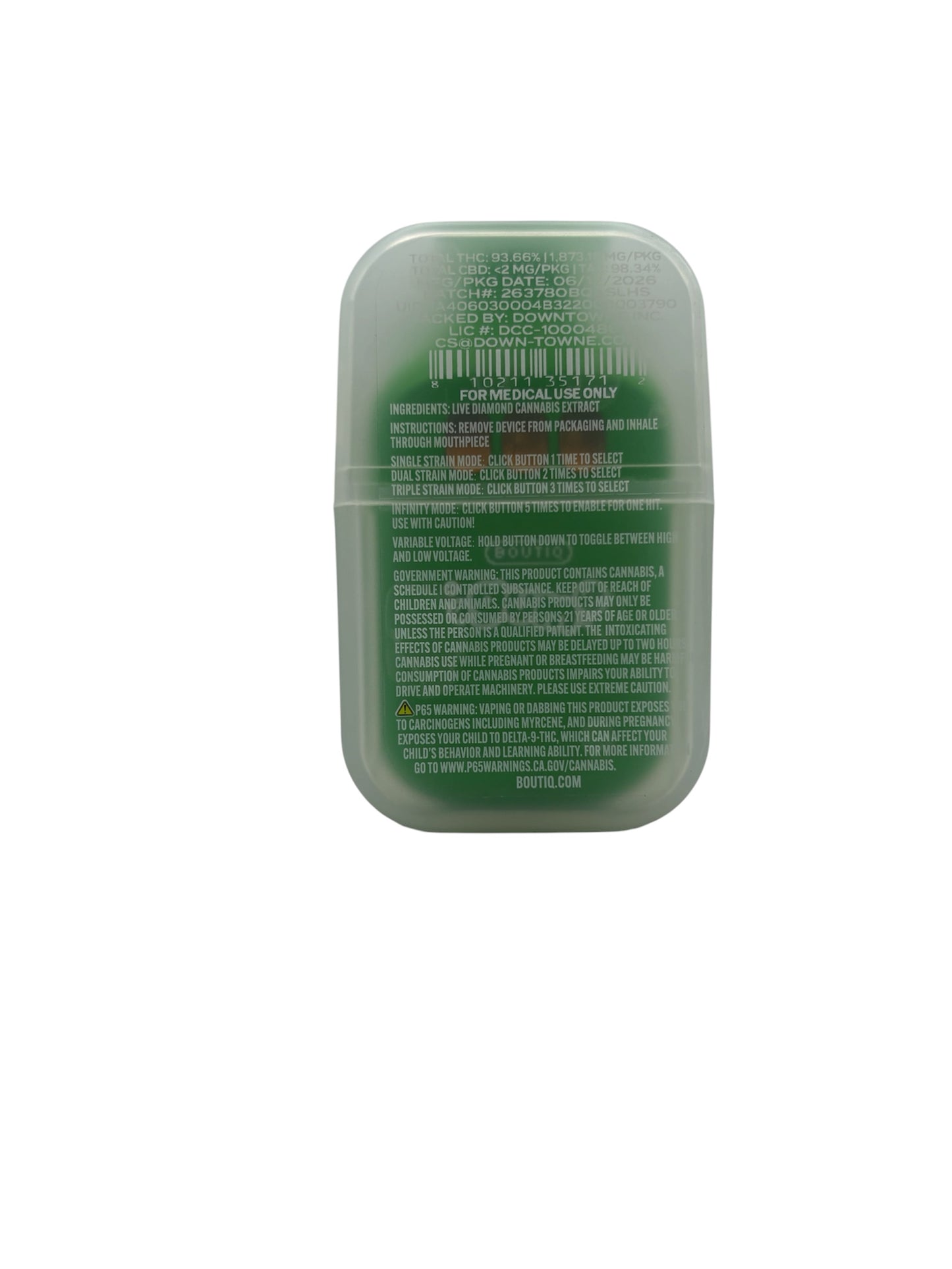 BOUTIQ - SWITCH 2G - LIME HAZE (S) + SLIMEADE (I) + STARFRUIT (H)