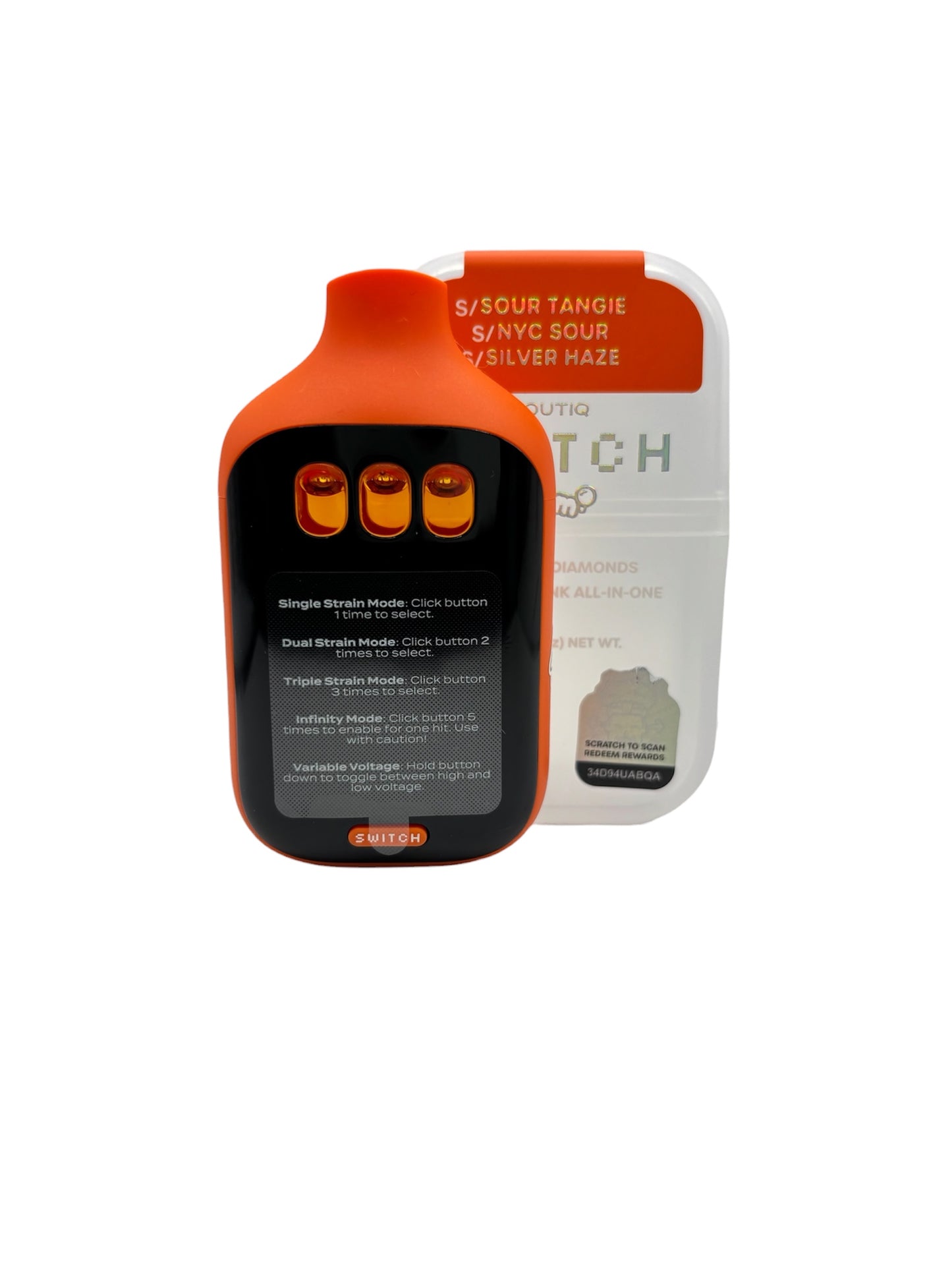 BOUTIQ - SWITCH 2G - SOUR TANGIE (S) + NYC SOUR (S) + SILVER HAZE (S)