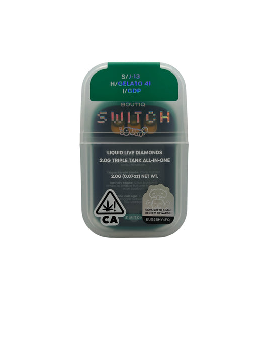 BOUTIQ - SWITCH 2G - J-13 (S) + GELATO 41 (H) + GDP (I)
