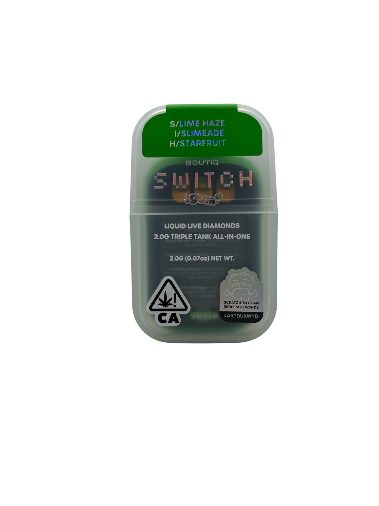 BOUTIQ - SWITCH 2G - LIME HAZE (S) + SLIMEADE (I) + STARFRUIT (H)