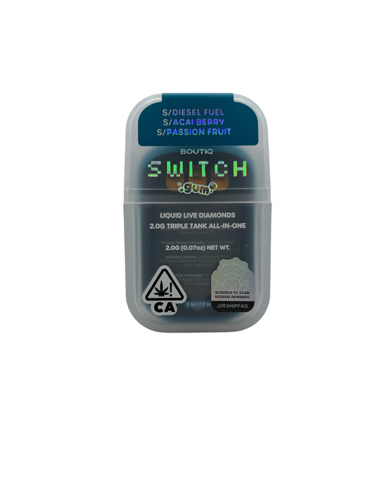 BOUTIQ - SWITCH 2G - DIESEL FUEL (S) + ACAI BERRY (S) + PASSION FRUIT (S)