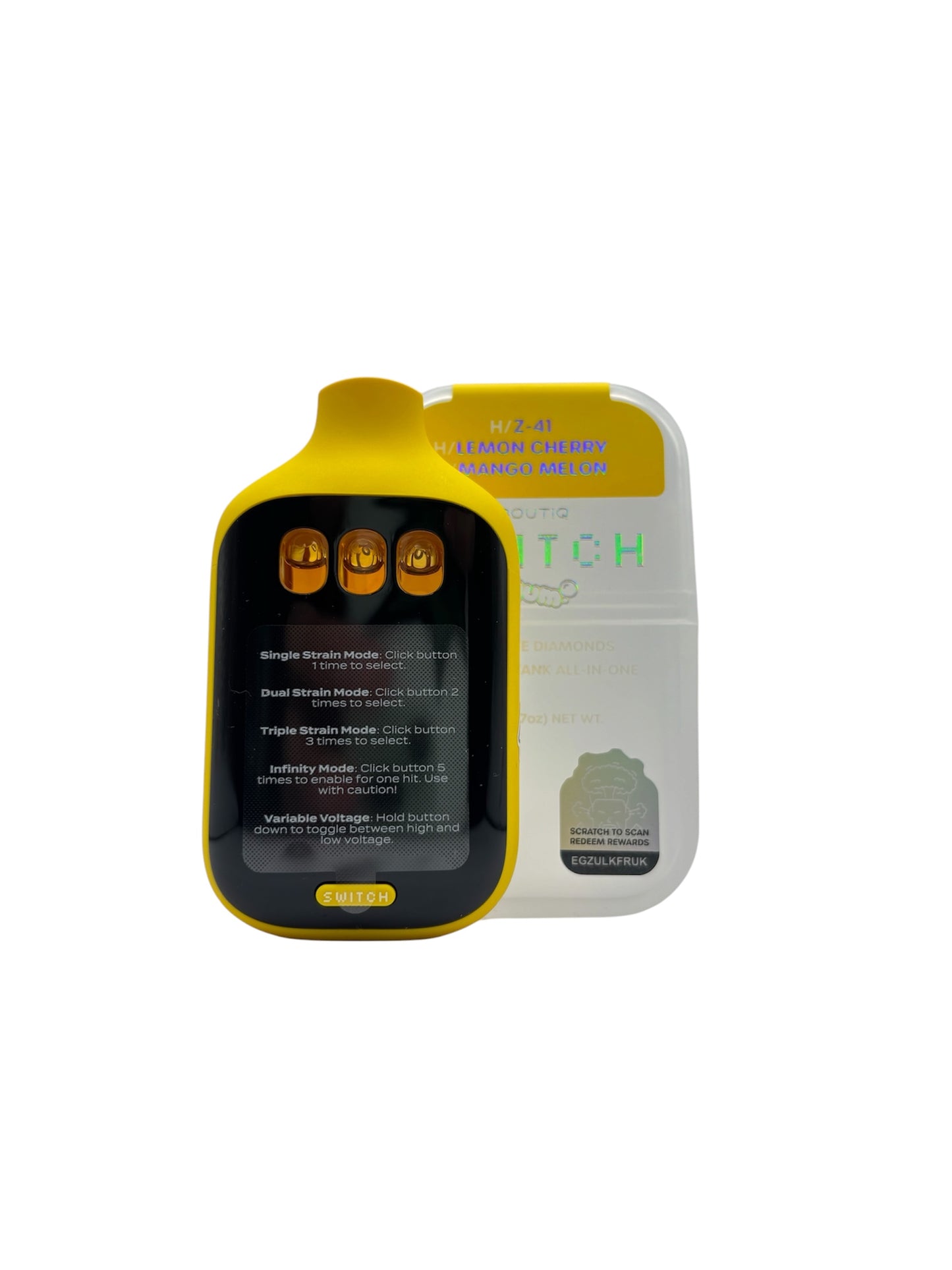 BOUTIQ - SWITCH 2G - Z-41 (H) + LEMON CHERRY (H) + MANGO MELON (I)