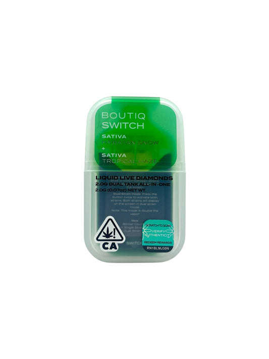 BOUTIQ - SWITCH 2G - HAWAIIN SNOW + TROPICAL HAZE
