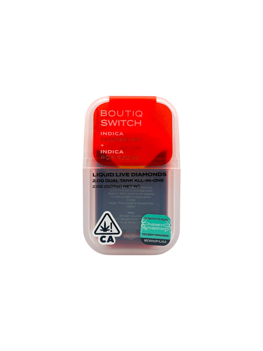BOUTIQ - SWITCH 2G - GLOWBERRY + POP ROCKS
