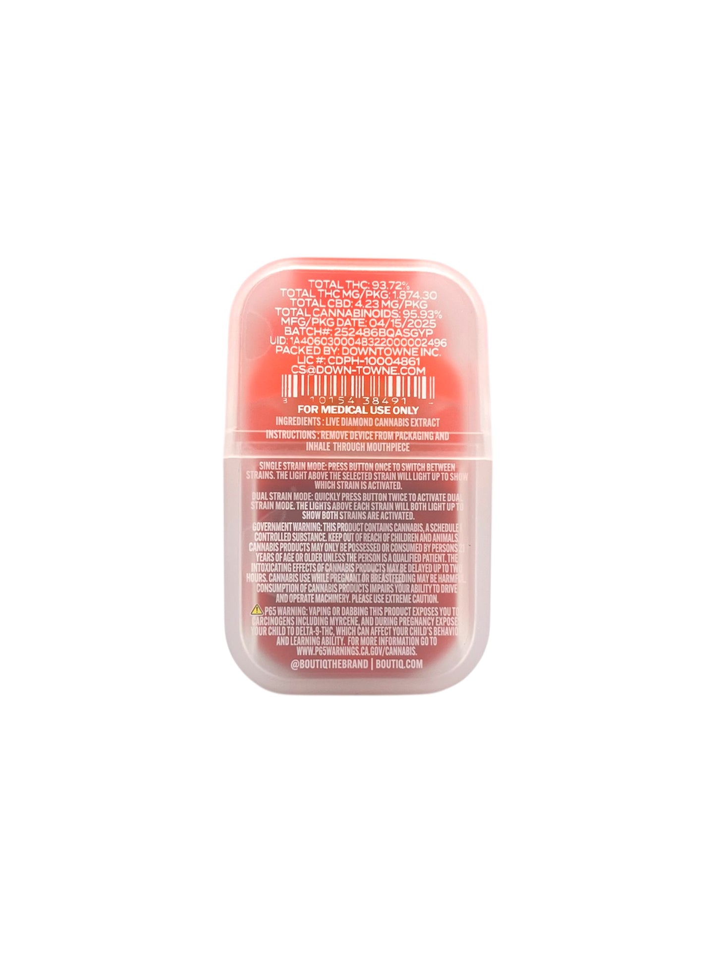 BOUTIQ - SWITCH 2G - GLOWBERRY + POP ROCKS