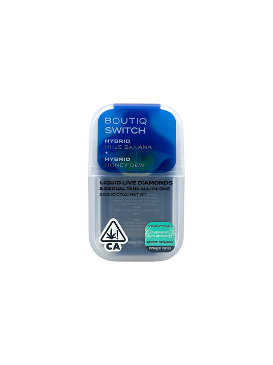 BOUTIQ - SWITCH 2G - BLUE BANANA + HONEY DEW