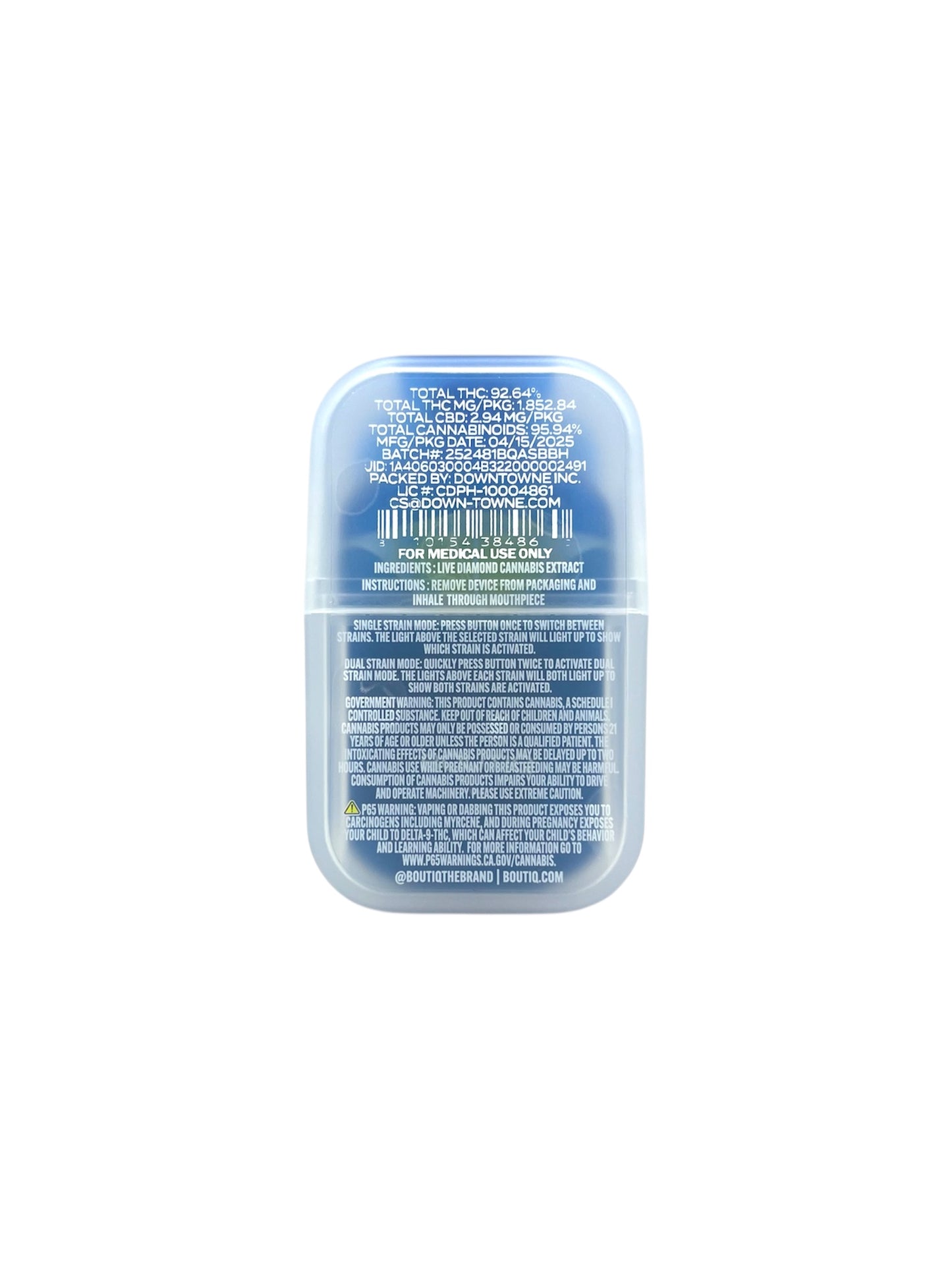 BOUTIQ - SWITCH 2G - BLUE BANANA + HONEY DEW