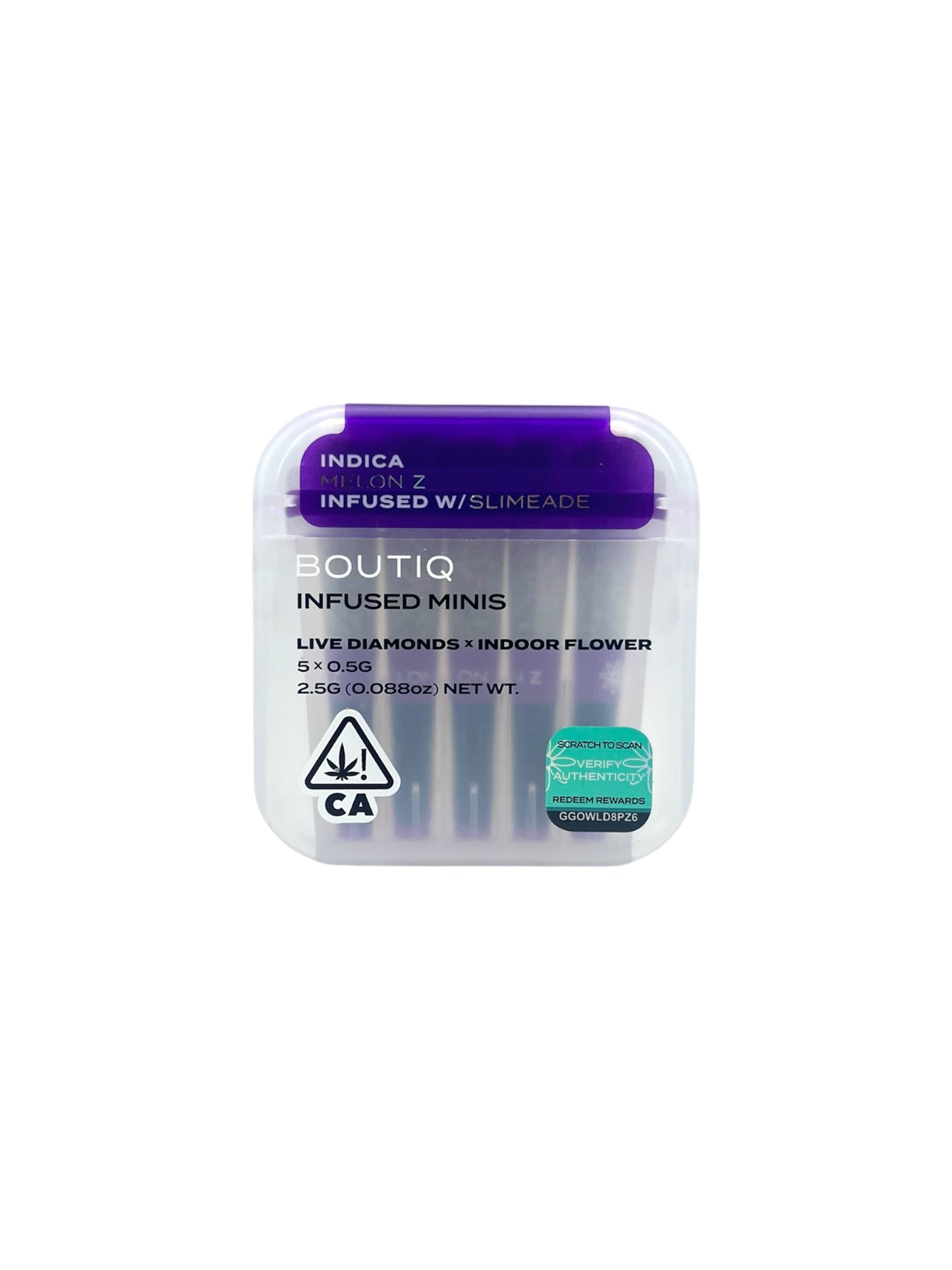 BOUTIQ - INFUSED MINIS PRE ROLLS MELON Z / SLIMEADE
