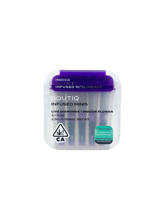 BOUTIQ - INFUSED MINIS PRE ROLLS MELON Z / SLIMEADE