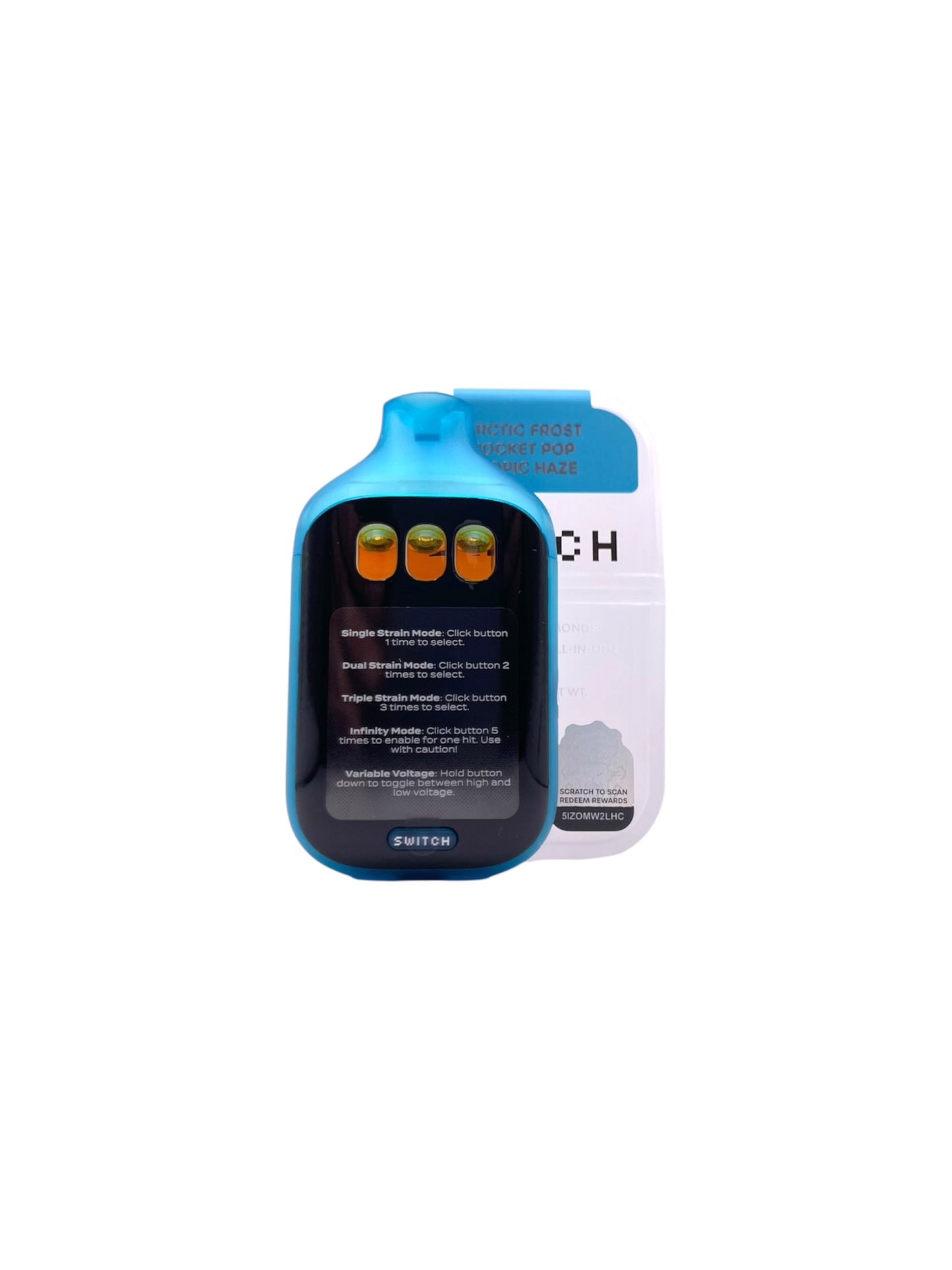 BOUTIQ - SWITCH 2G - ARCTIC FROST + ROCKET POP + TROPIC HAZE