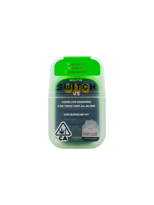 BOUTIQ - SWITCH 2G - MOJITO + KIWI-Z + LIME SLUSH