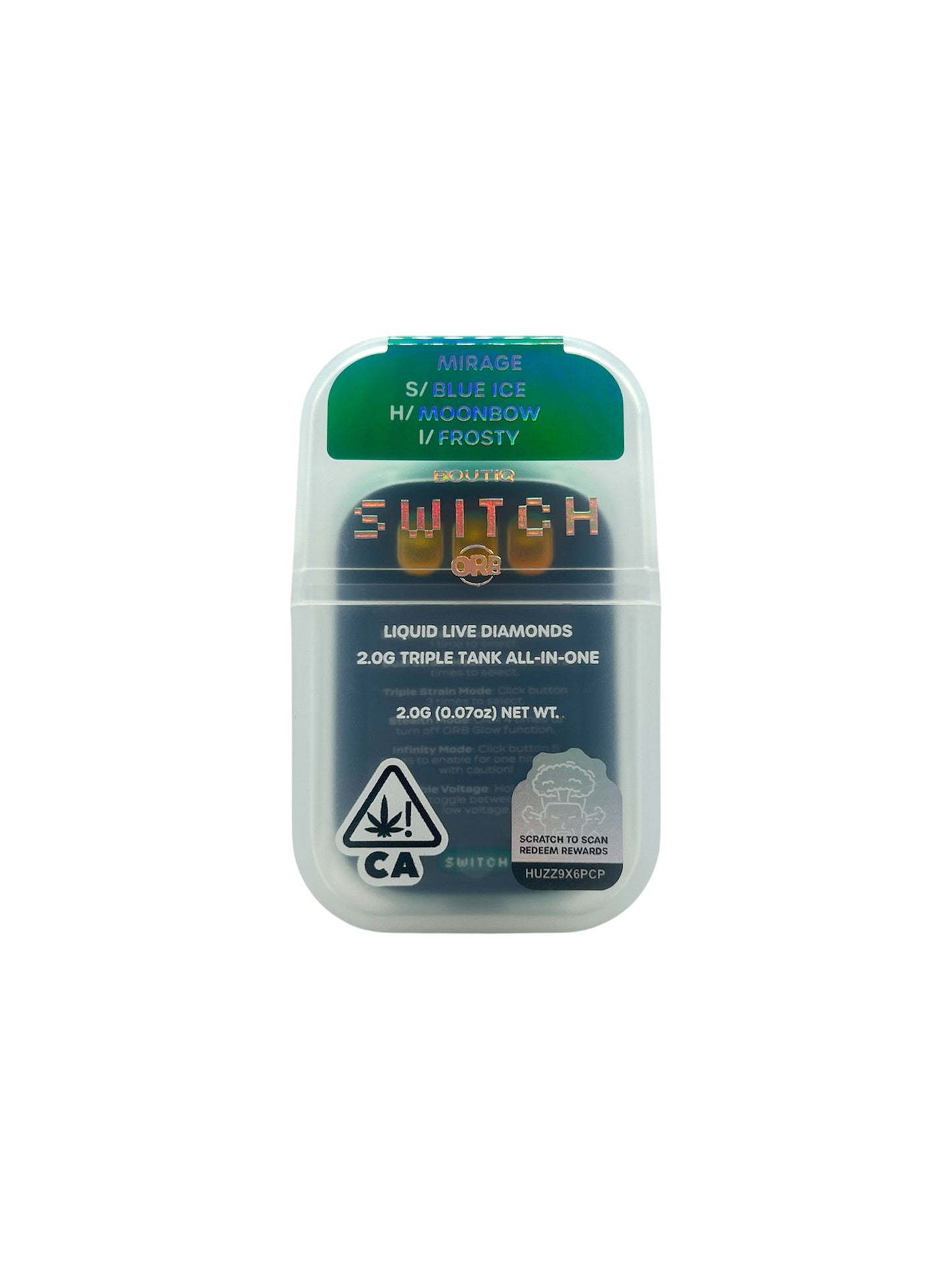 BOUTIQ - SWITCH 2G - BLUE ICE + MOONBOW + FROSTY
